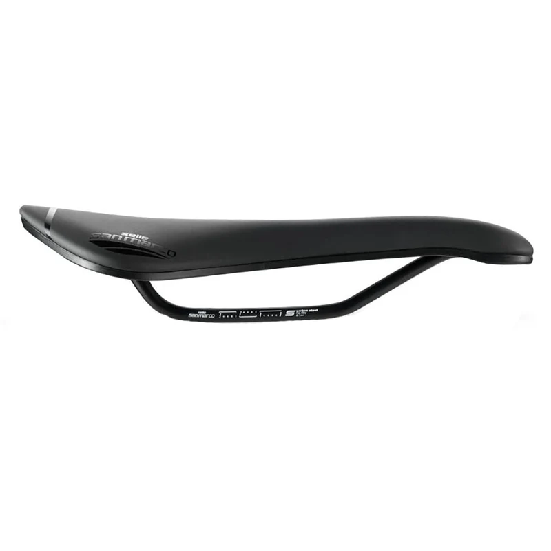Selle SAN MARCO ASPIDE SHORT OPEN-FIT SPORT WIDE Rails Acier