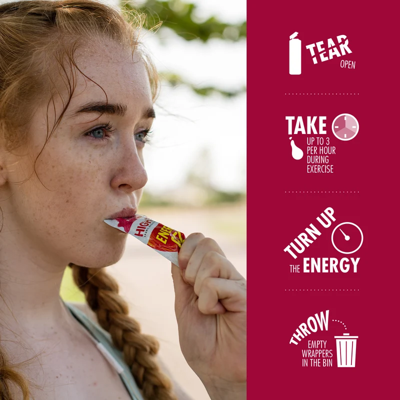 Gel Énergétique HIGH5 ENERGY GEL (40g) Fruits rouges