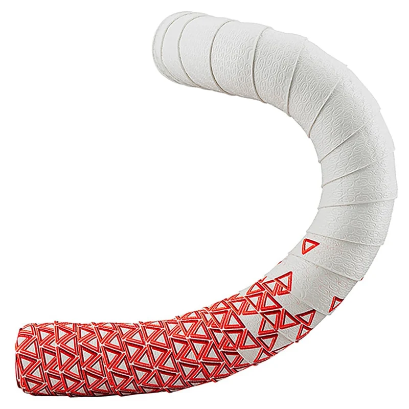 Ruban de cintre DEDA LOOP + END-PLUG Blanc/Rouge