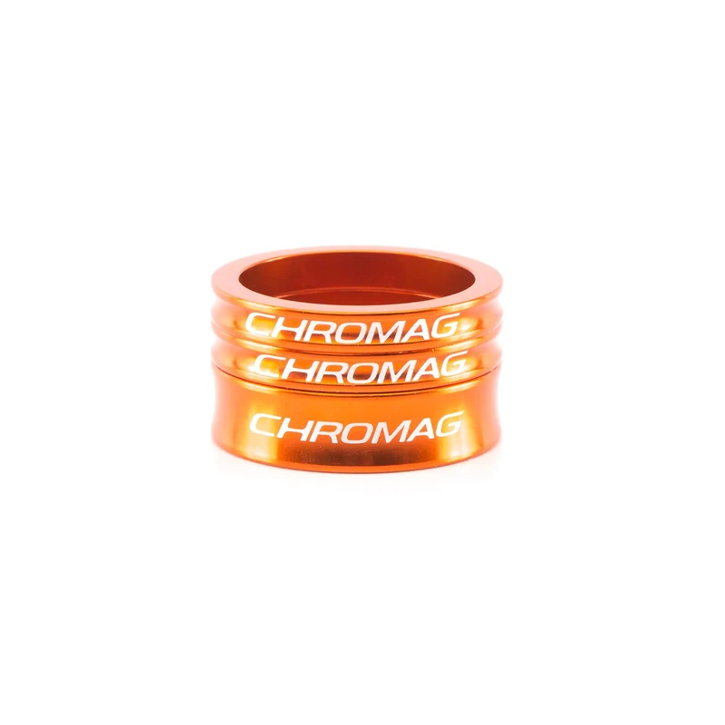 Kit Entretoises de Direction CHROMAG 1"1/8 Alu Orange