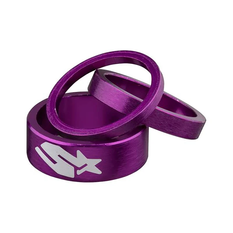 Kit Entretoises de Direction SPANK TWEET TWEET 1"1/8 Violet