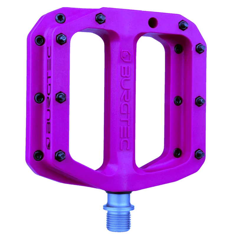Pédales Plates BURGTEC MK4 Composite Purple Rain Violet