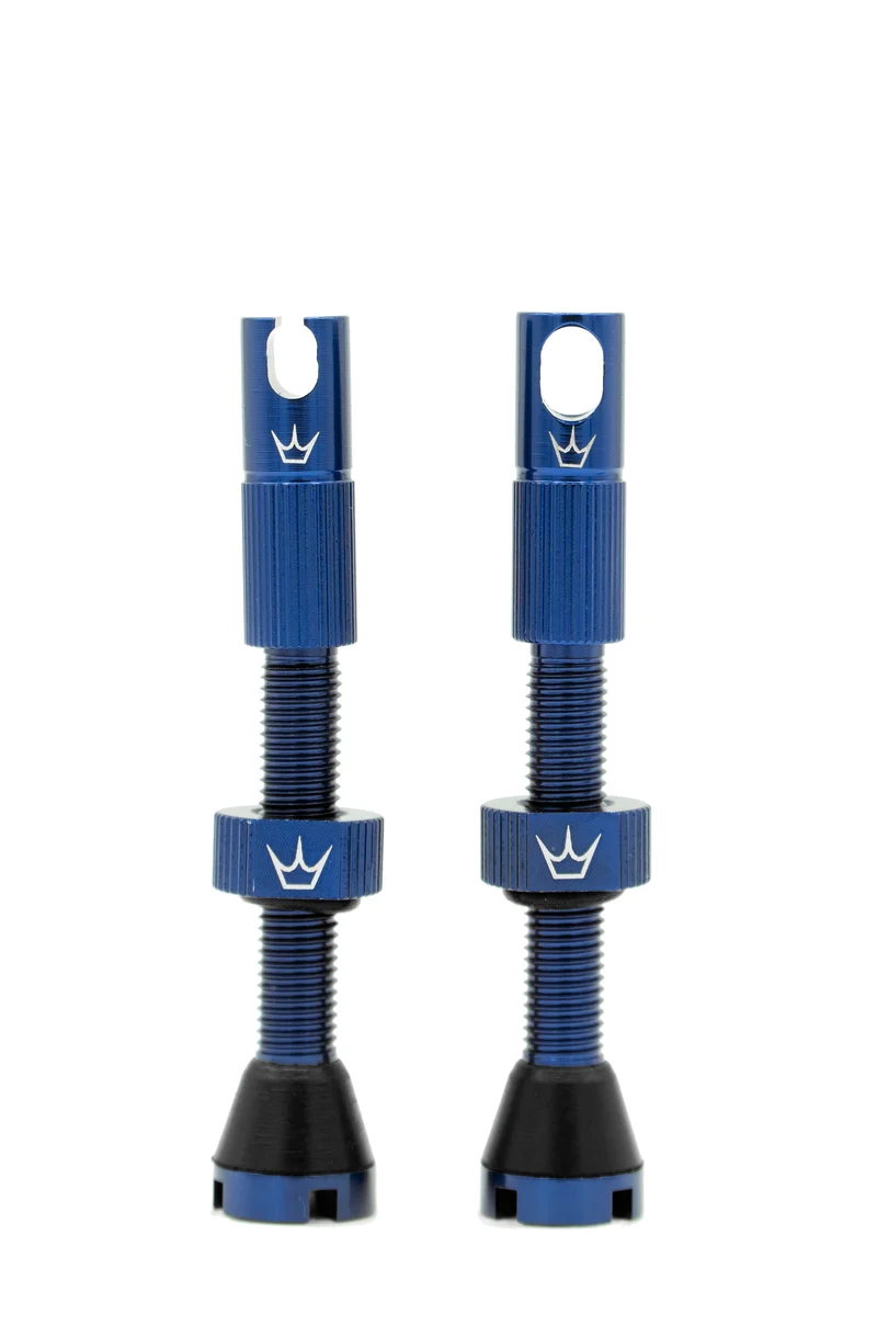 Valves Tubeless PEATY'S x Chris King MK2 Presta 60 mm (x2) Bleu