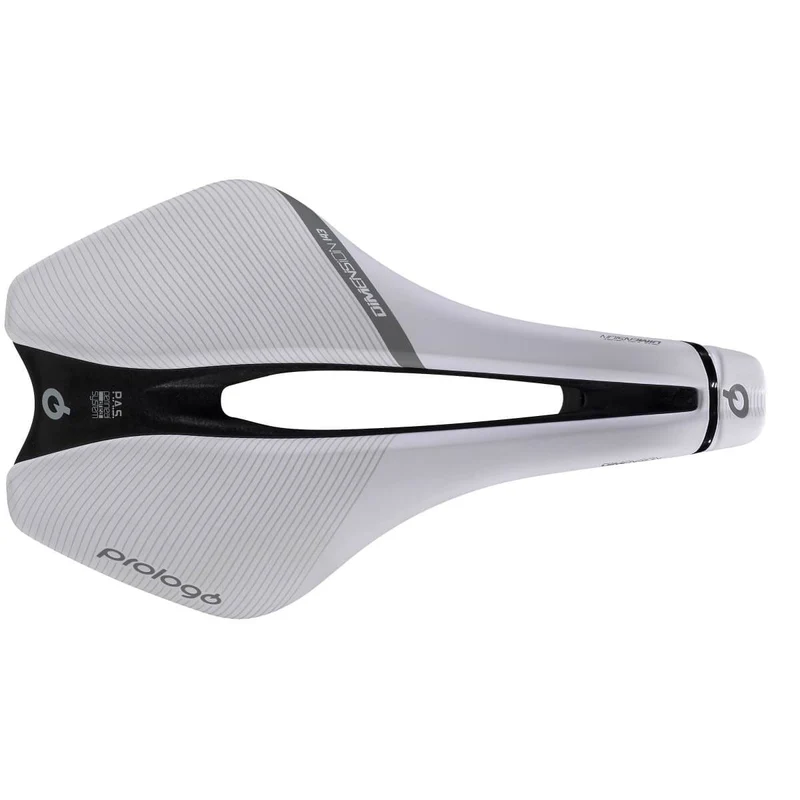Selle PROLOGO DIMENSION Rails TiroX Blanc