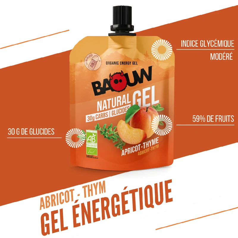 Gel Énergétique BAOUW BIO Abricot-Thym (85g)
