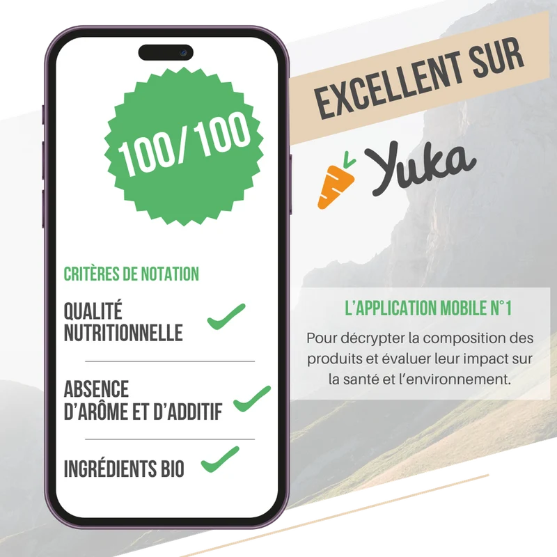 Purée Energétique BAOUW Bio Recette aux Fruits Framboise/Fraise/Basilic (90g)