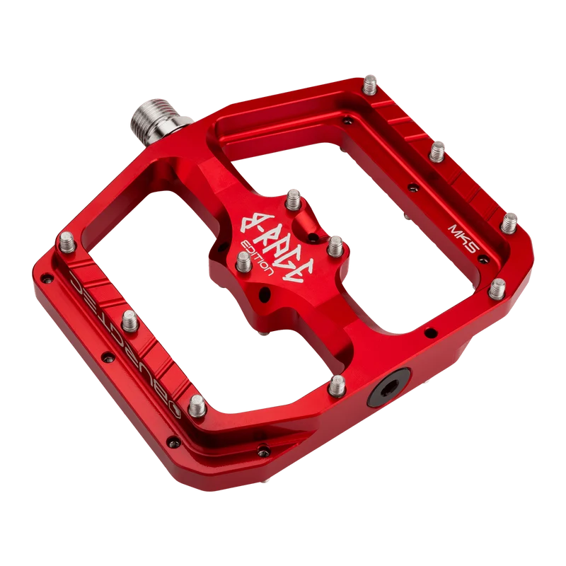 Pédales Plates BURGTEC PENTHOUSE FLAT MK5 B-RAGE EDITION Rouge