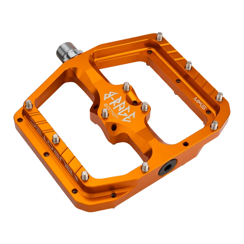 Pédales Plates BURGTEC PENTHOUSE FLAT MK5 B-RAGE EDITION Orange