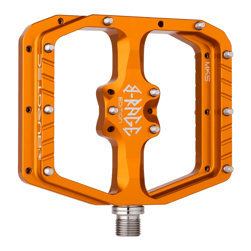 Pédales Plates BURGTEC PENTHOUSE FLAT MK5 B-RAGE EDITION Orange