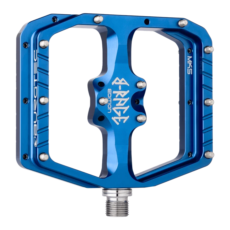 Pédales Plates BURGTEC PENTHOUSE FLAT MK5 B-RAGE EDITION Bleu