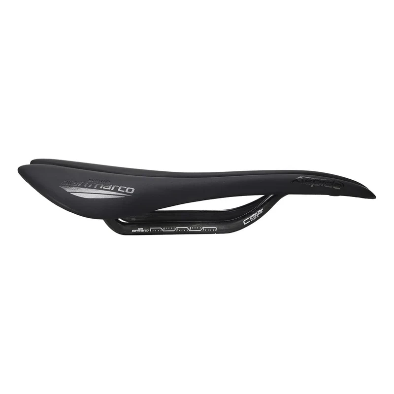Selle SAN MARCO ASPIDE SUPERLEGGERA OPEN FIT WIDE Rails Carbone