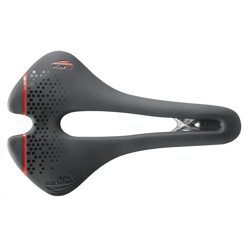 Selle SAN MARCO ASPIDE SHORT OPEN-FIT CARBON FX NARROW Rails Carbone