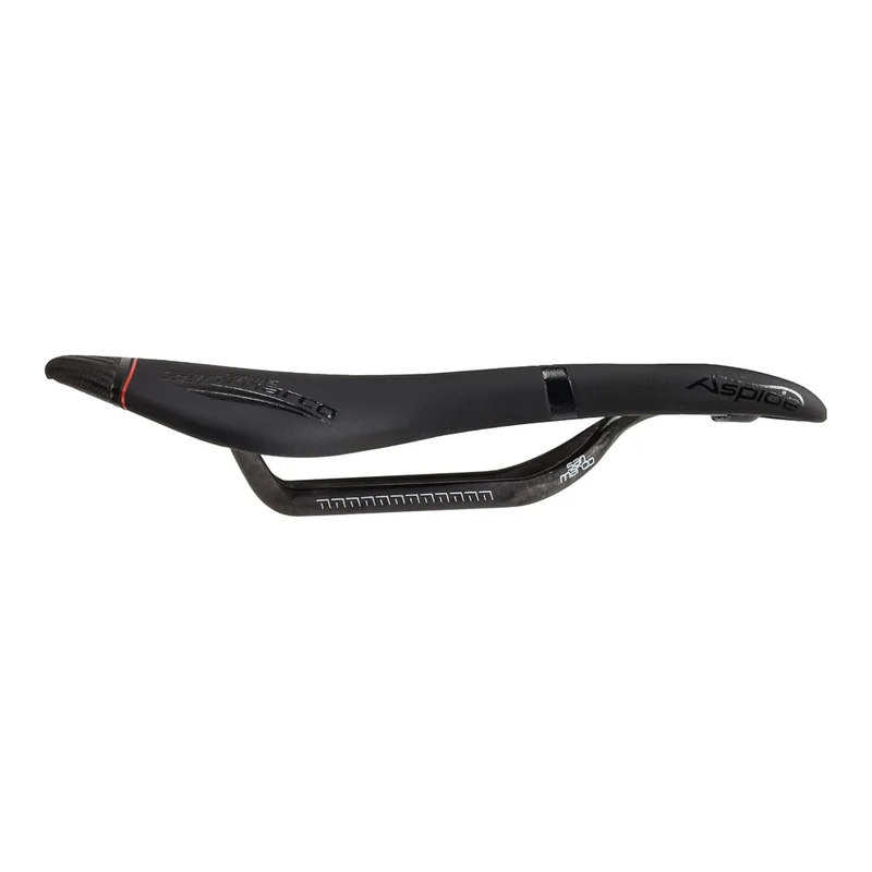 Selle SAN MARCO ASPIDE CARBON FX OPEN FIT WIDE Rails Carbone Noir
