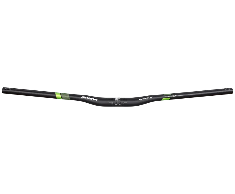 Cintre SPANK SPIKE 800 VIBROCORE Rise 15mm 31.8/800mm Noir / Vert