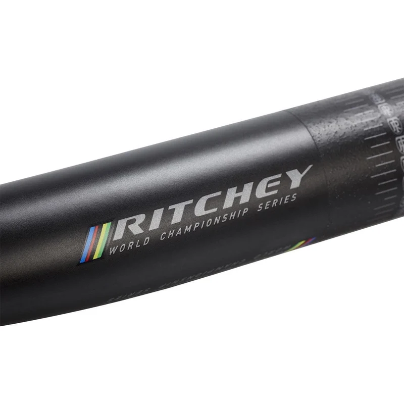 Cintre RITCHEY WCS 2X FLAT Carbone Rise +/-5mm 31.8/710mm Noir
