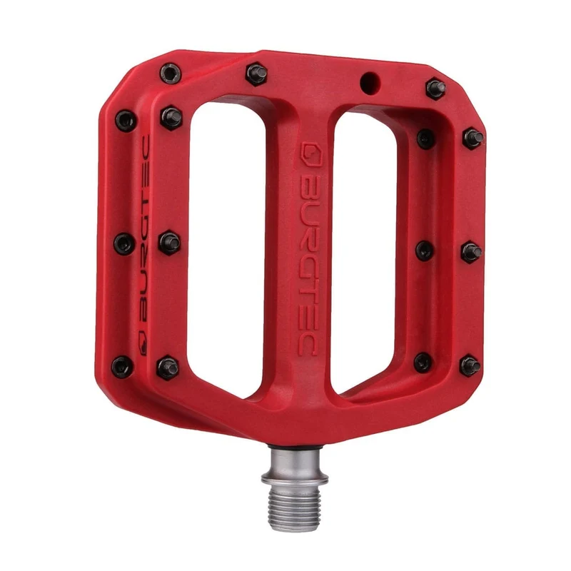 Pédales Plates BURGTEC MK4 Composite Race Red Rouge