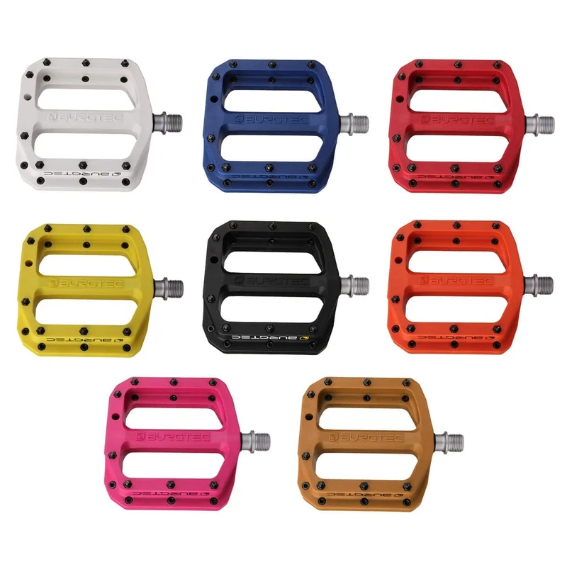 Pédales Plates BURGTEC MK4 Composite Race Red Rouge