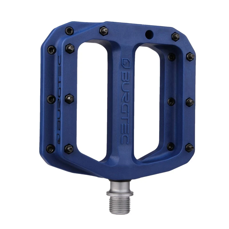 Pédales Plates BURGTEC MK4 Composite Deep Blue Bleu
