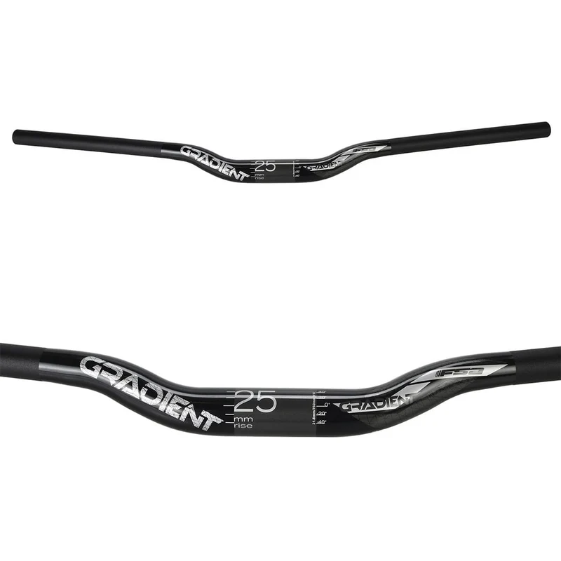 Cintre FSA GRADIENT Aluminium Rise 25mm 31.8/760mm Noir