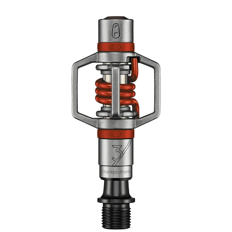 Pédales CRANKBROTHERS EGG BEATER 3 Argent/Rouge