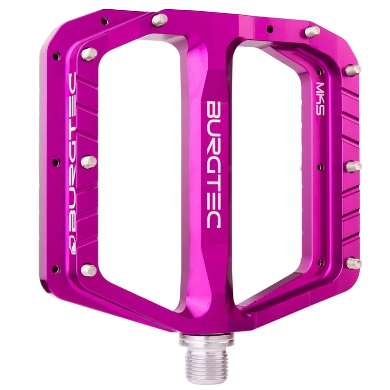 Pédales Plates BURGTEC PENTHOUSE FLAT MK5 Axe Acier Violet