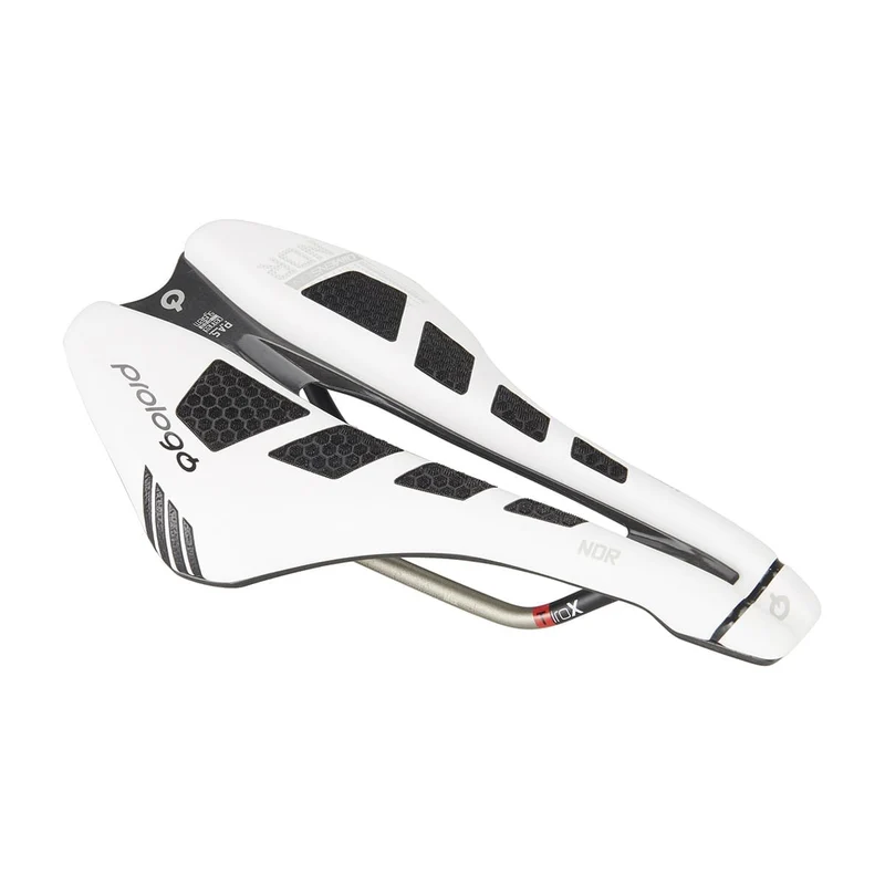 Selle PROLOGO DIMENSION NDR CPC Rails TiroX Blanche