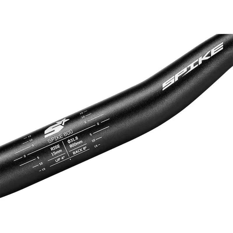 Cintre SPANK SPIKE RACE VIBROCORE Rise 15mm 31.8/800mm Noir