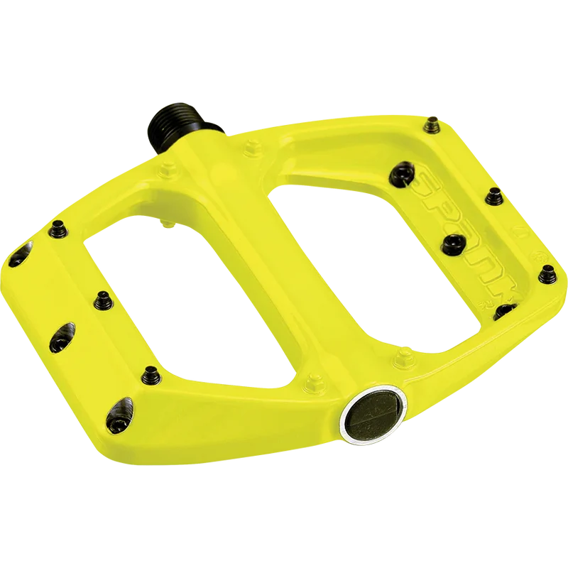 Pédales Plates SPANK SPOON DC Jaune