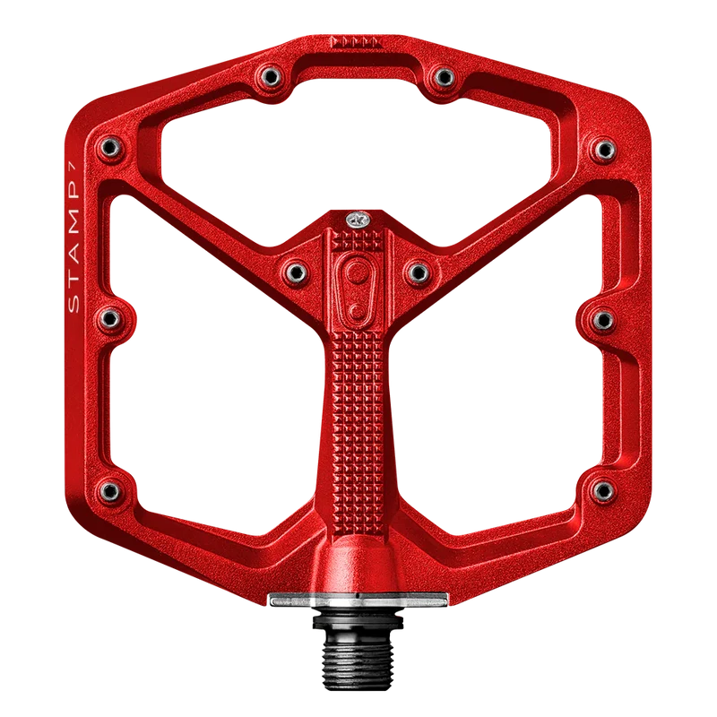Pédales Plates CRANKBROTHERS STAMP 7 Large Rouge