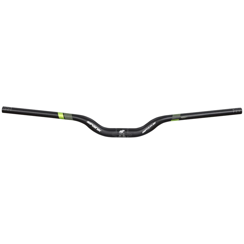Cintre SPANK SPIKE 800 VIBROCORE Rise 50mm 800mm Noir/Vert