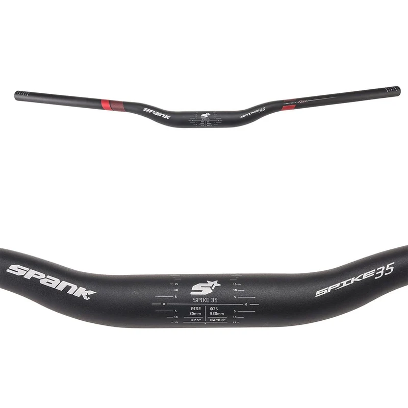Cintre SPANK SPIKE 35 VIBROCORE Rise 25mm 820mm Rouge