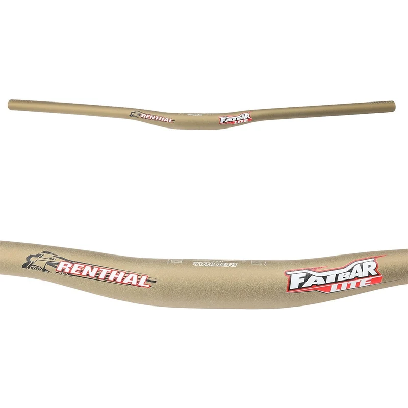 Cintre RENTHAL FATBAR LITE Rise 10mm 760mm Or