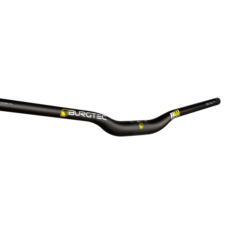 Cintre BURGTEC RIDE WIDE ENDURO Rise 30mm 800mm Noir Carbon