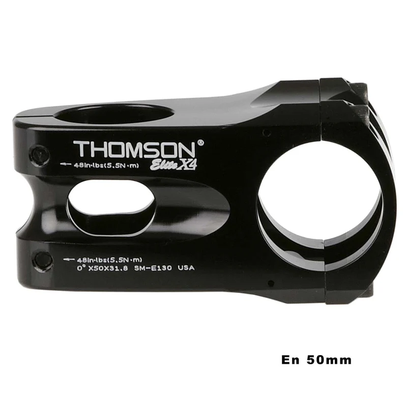 Potence THOMSON ELITE X4 0° Noir