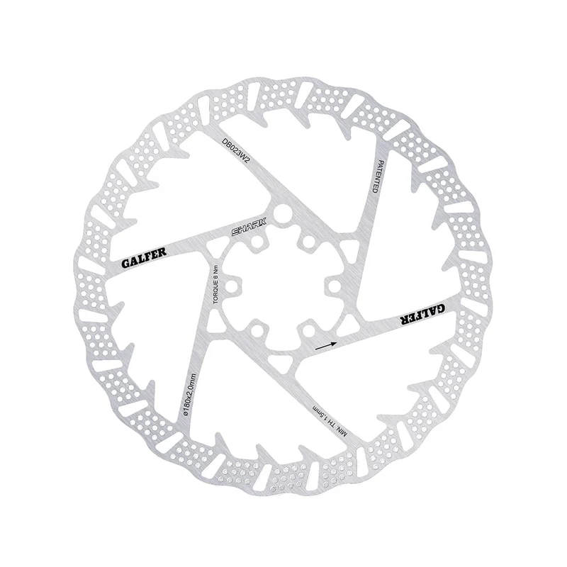 Disque GALFER SHARK 2mm 6 trous