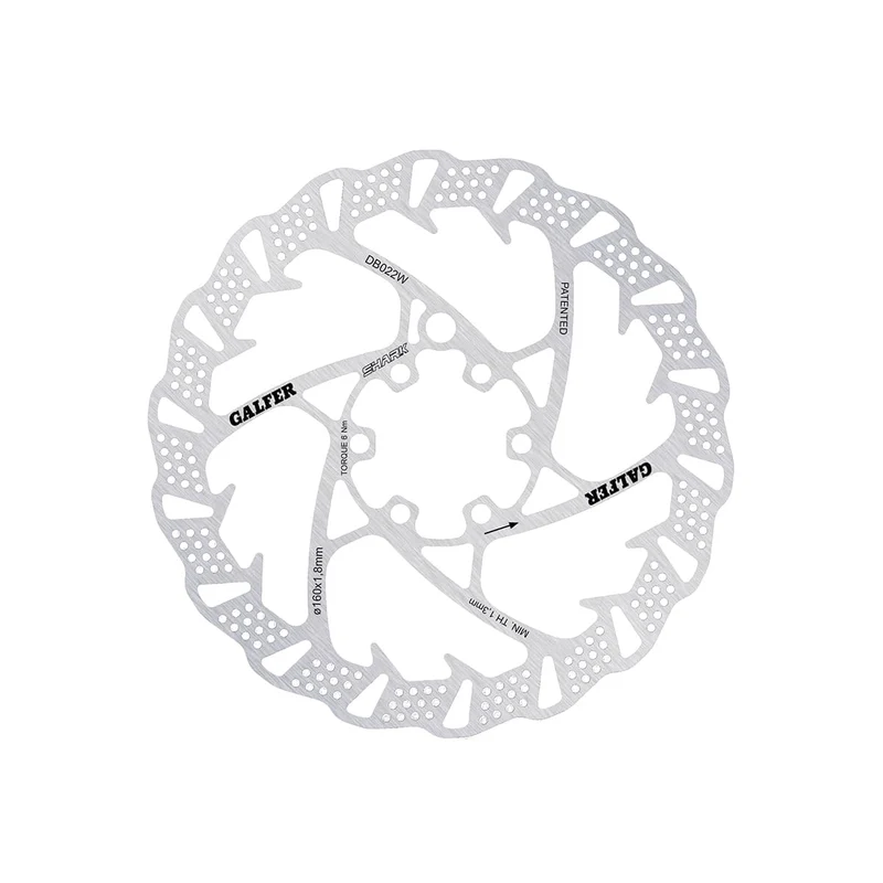 Disque GALFER SHARK 1.8mm 6 trous