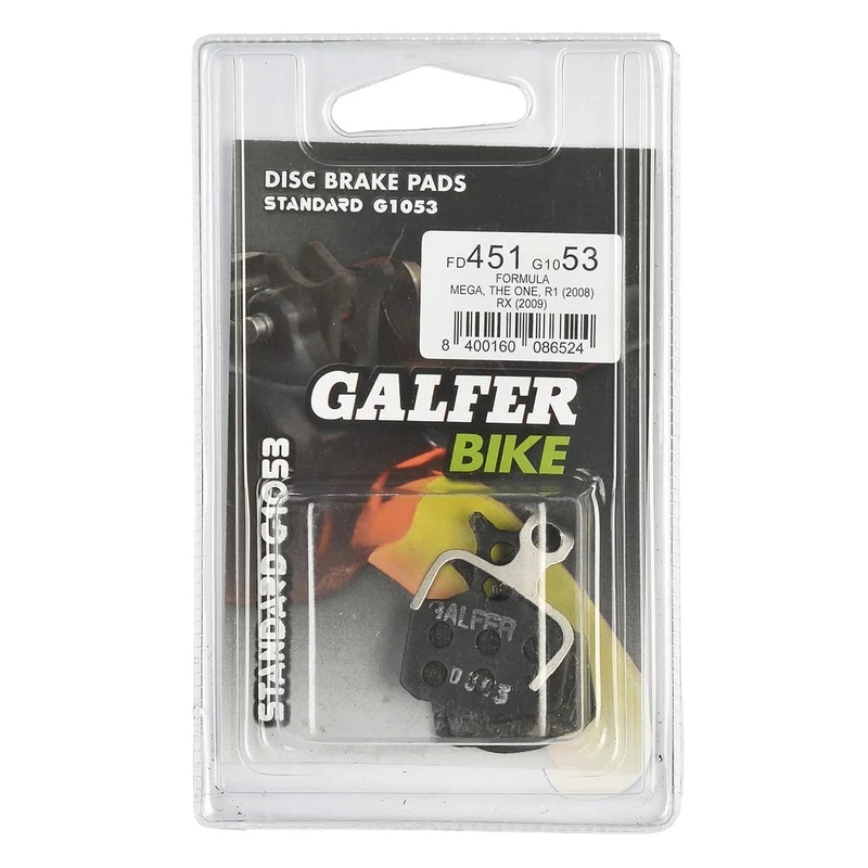 Plaquettes Semi-Métalliques GALFER PERFORMANCE Formula Cura / Mega / The One / R0 / R1 / RX / RR1 / T1 / C1
