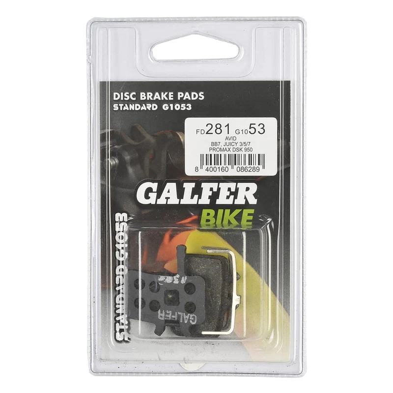 Plaquettes Semi-Métalliques GALFER PERFORMANCE Avid Juicy 3-5-7 / Juicy Ultimate / Juicy Carbon / BB7 / Promax 950