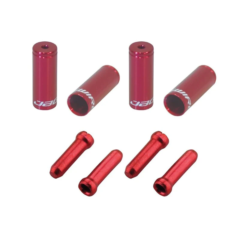 Embouts de Câble et Gaine de Frein et Dérailleur JAGWIRE Rouge (x16)