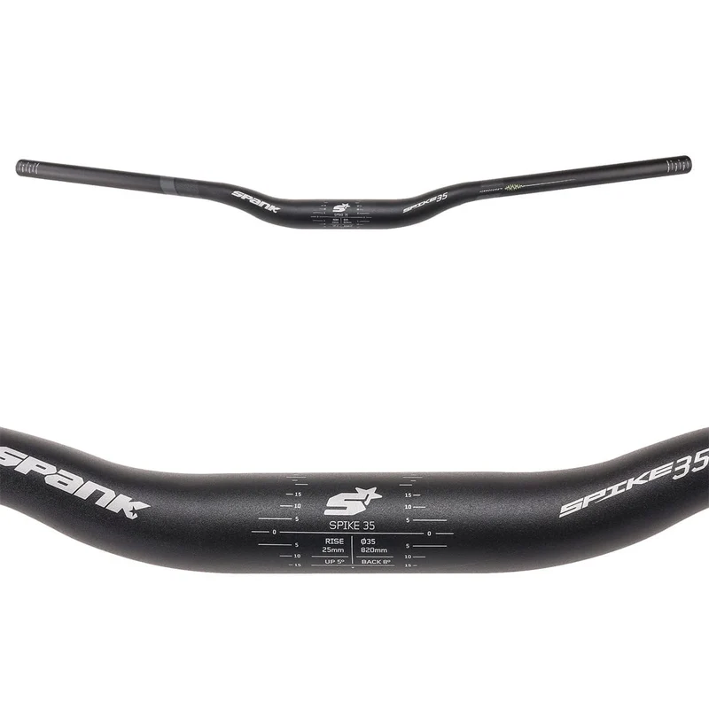 Cintre SPANK SPIKE 35 VIBROCORE Rise 25mm 820mm Noir