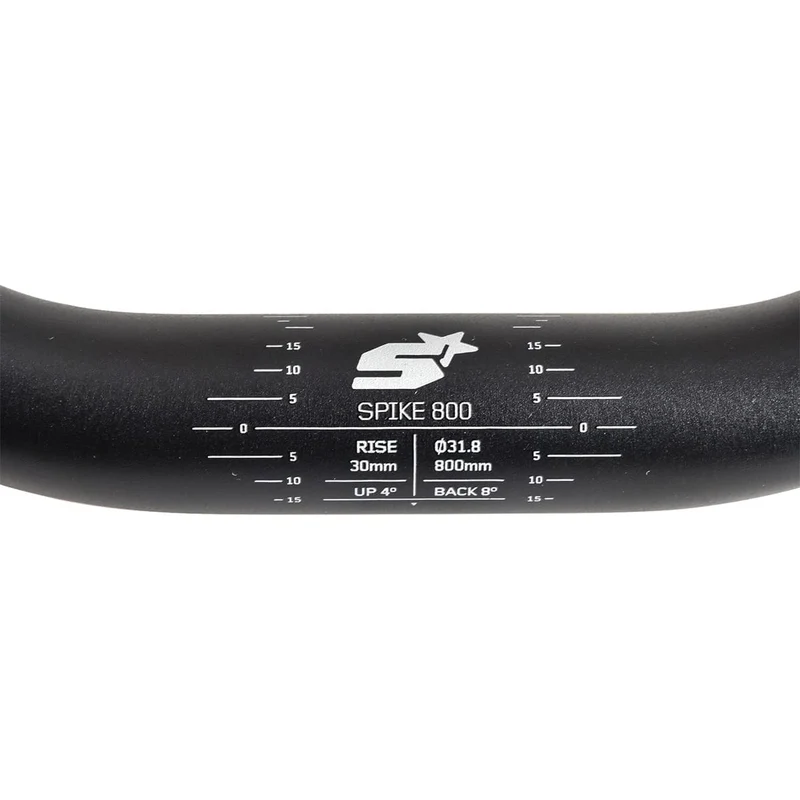Cintre SPANK SPIKE 800 VIBROCORE Rise 30mm 800mm Gris