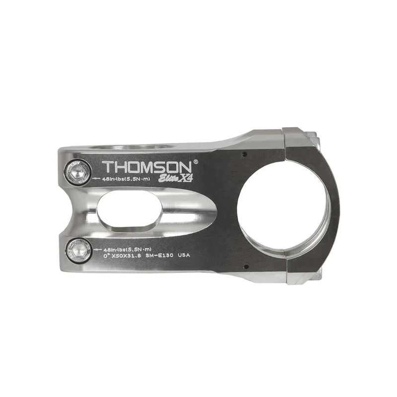 Potence THOMSON ELITE X4 0° Argent