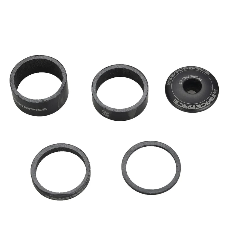 Kit Entretoises et Capot de Potence RACE FACE Carbone 1"1/8