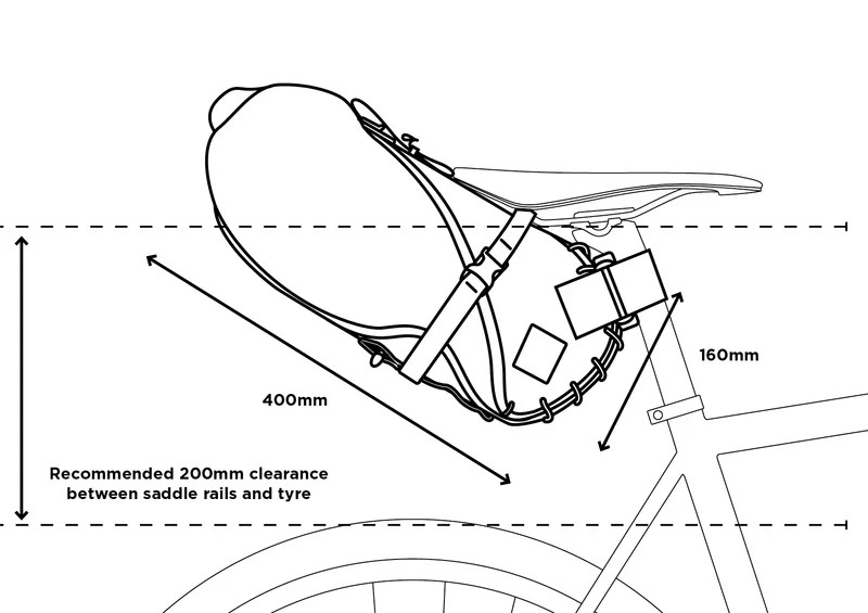 Sacoche de selle bikepacking Restrap Saddle Bag