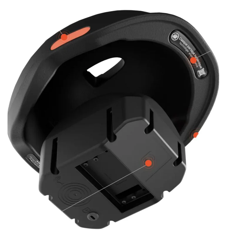 Kit casque vélo embarqué avec socle antivol Unicity OBH