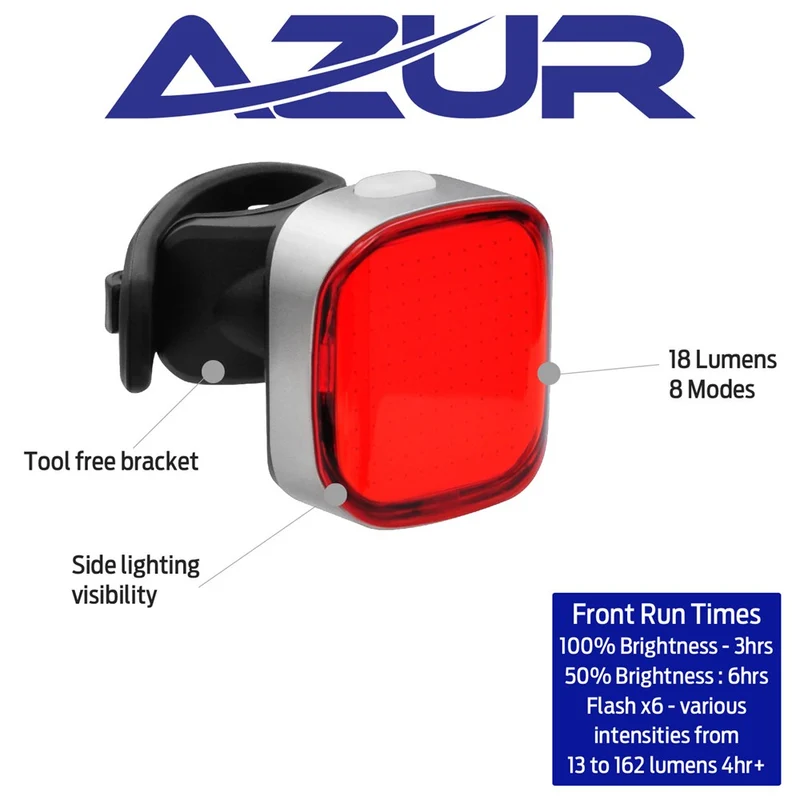Azur Cetus Rear Light 18 Lumens