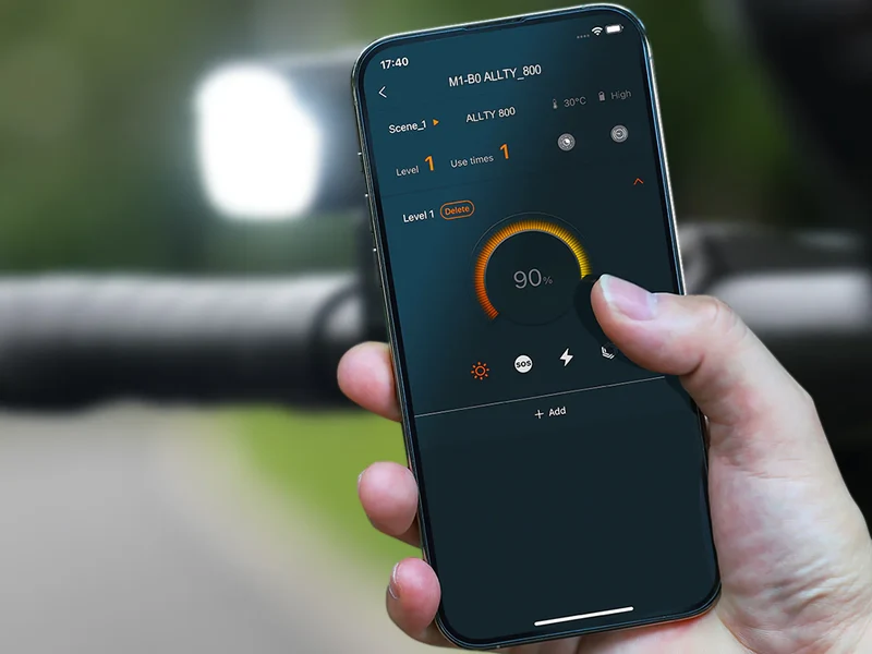 MAGICSHINE Front Light - ALLTY 800 V2 - Garmin & GoPro Mounts Included