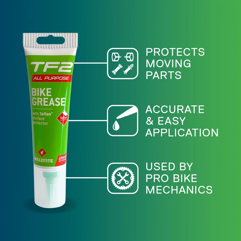 Weldtite Bike Grease with Teflon - 125ml Tube