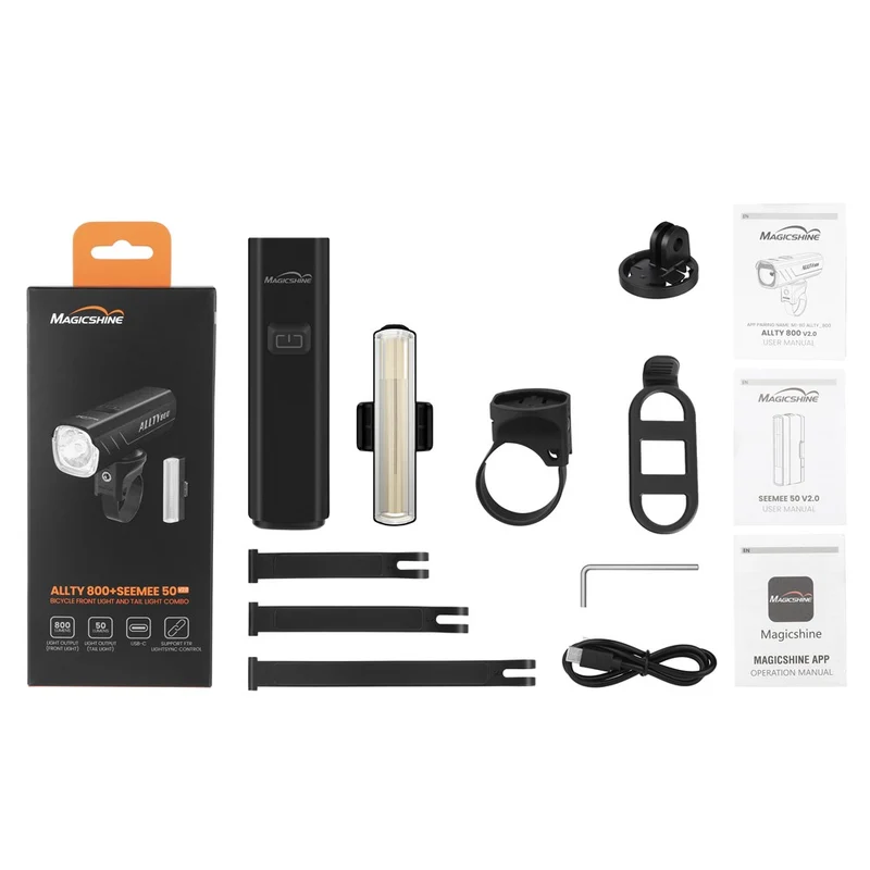 MAGICSHINE Allty 800 & SeeMee 50V2 - Combo Light Set - USB-C