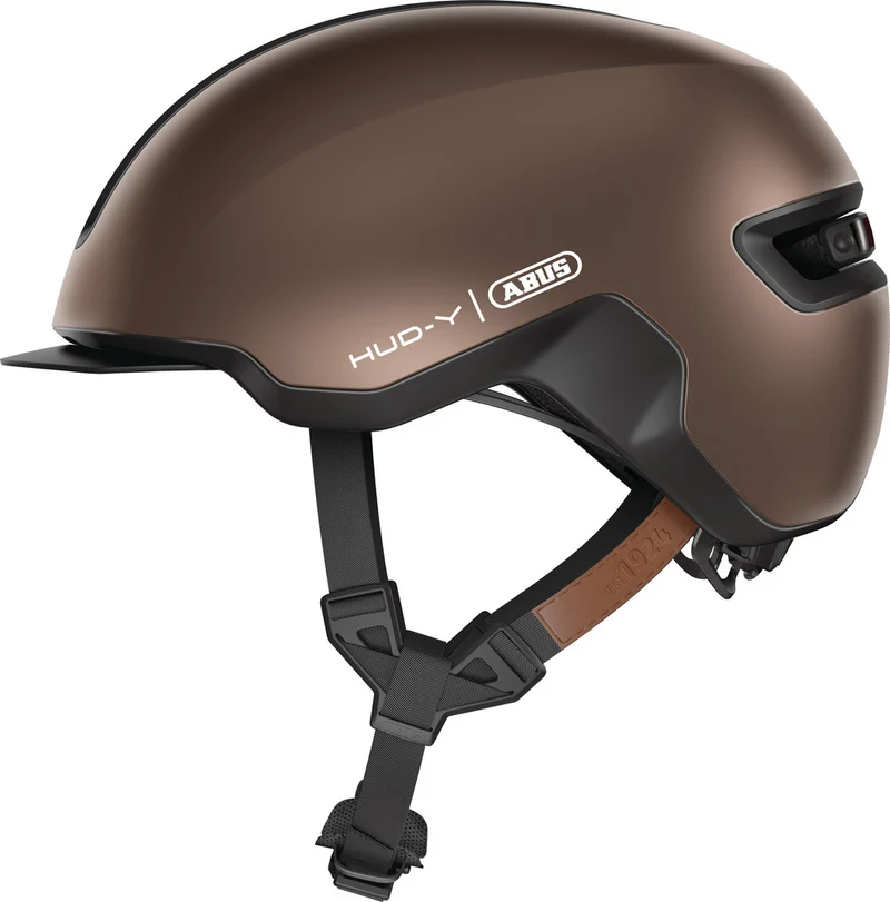 Casque Abus HUD-Y avec feu pour vélo